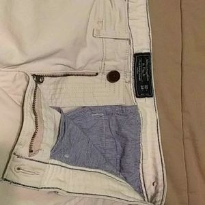 Abercrombie & Fitch 32w 34l Stretch Pants. Cream.